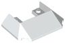 Wedge 6 x 4 Cutout (Train Roof) with 5 Large Bottom Tubes