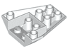 Wedge 4 x 4 Triple Inverted with Connections between 4 Studs