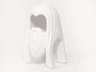 Minifigure, Hair Long Straight with Center Part and Beard
