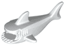 Shark Body with Debossed Gills