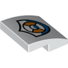 Slope, Curved 2 x 2 x 2/3 with Coast Guard Logo Pattern