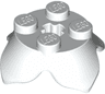 Plant Leaves 2 x 2 with 4 Petals and Axle Hole