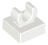Tile, Modified 1 x 1 with Open O Clip