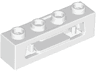 Projectile Launcher, 1 x 4 with Inside Clips (Disk Shooter)