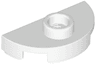 Plate, Round 1 x 2 Half with 1 Stud (Jumper)