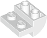Slope, Curved 2 x 2 Inverted with 2 Recessed Studs