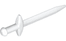 Minifigure, Weapon Sword, Greatsword Pointed with Thick Crossguard