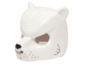 Minifigure, Headgear Mask Bear with Black Nose, Fangs and Gray Fur Pattern