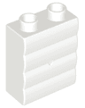 Duplo, Brick 1 x 2 x 2 with Log Profile