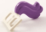 Minifigure Costume Tail Horse with Medium Lavender Hair Pattern
