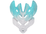 Bionicle Mask Protector with Marbled Trans-Light Blue Pattern (Protector Mask of Ice)