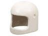 Minifigure, Headgear Helmet Space / Town with Thin Chin Strap - with Visor Dimples