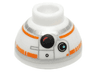 Brick, Round 1 1/2 x 1 1/2 x 2/3 Dome Top with SW BB-8 Droid Head, Small Photoreceptor and Small Black Circle Pattern