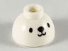 Brick, Round 1 1/2 x 1 1/2 x 2/3 Dome Top with Animal Face Steamed Bun Pattern