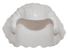 Minifigure, Hair Swept Back with Widow's Peak, Chin Length and Bushy in Back