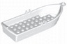Boat, 14 x 5 x 2 with Oarlocks without Hollow Inside Studs