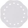 Duplo, Doll Cloth Tablecloth with Heart Cut Outs Around Edge