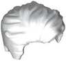 Minifigure, Hair Swept Left Tousled with Slight Widow's Peak and Short Sideburns