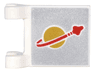 Flag 2 x 2 Square with Classic Space Pattern on Both Sides