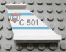 Tail 4 x 1 x 3 with 'C 501' and Coast Guard Logo over Triangle Pattern on Right Side