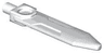 Minifigure, Weapon Sword, Blade with Bar End