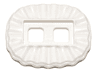 Minifigure Skirt Plastic, Ruffled (Ballerina Tutu)