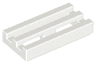 Tile, Modified 1 x 2 Grille with Bottom Groove