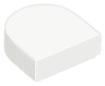 Tile, Round 1 x 1 Half Circle Extended