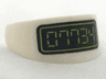 Minifigure, Visor Standard with Lime Digital '07734' on Black Background Pattern