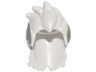 Minifigure, Hair Spiked Sloping Right with Light Bluish Gray Highlights Pattern