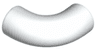 Brick, Round Tube 1 x 1 d. 90 degrees Elbow Macaroni - No Stud - Type 2 - Axle Hole