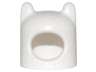Minifigure, Headgear Head Cover, Costume Bear Hat with Rounded Ears