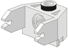 Magnet Holder 2 x 3 with Clips and Pin Hole
