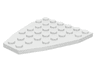 Wedge, Plate 7 x 6 without Stud Notches (Boat Bow Plate)