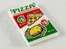 Tile 2 x 3 with Red and Green 'PIZZA' Ad Pattern