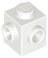 Brick, Modified 1 x 1 with Studs on 2 Sides, Adjacent