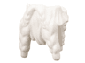 Minifigure Beard, Full with Braided Moustache Ends and Braid in Back