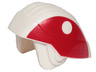 Minifigure, Headgear Helmet SW Rebel Trooper with Red Sides Pattern (Cloud Car Pilot)