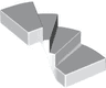 Stairs 6 x 6 x 4 Curved