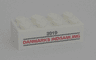 Brick 2 x 4 with '2019 DANMARKS INDSAMLING' Pattern