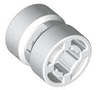 Wheel  8mm D. x 9mm for Slicks, Hole Notched for Wheels Holder Pin