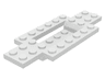 Vehicle, Base 4 x 10 x 2/3 with 2 x 4 Recessed Center with Smooth Underside