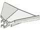 Panel 3 x 5 Hexagonal with Bent Sides and Clip