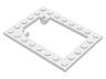 Plate, Modified 6 x 8 Trap Door Frame Horizontal