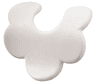 Belville, Clothes Accessories Baby Bib, Scalloped Edge