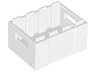 Container, Crate 3 x 4 x 1 2/3 with Handholds