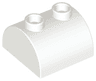 Slope, Curved 2 x 2 Double with 2 Hollow Studs