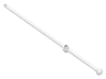 Bar  16L with Open Stud, Tow Ball, and Slit (Windsurfer Mast)