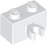 Brick, Modified 1 x 2 with Open O Clip Thick (Vertical Grip)