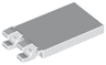Tile, Modified 2 x 3 with 2 Clips Angled